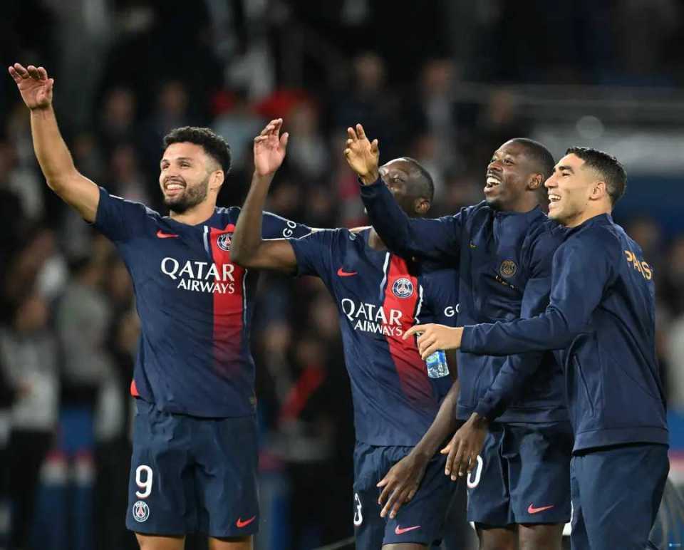 包含巴黎圣日耳曼客场力克南特，保持不败的词条