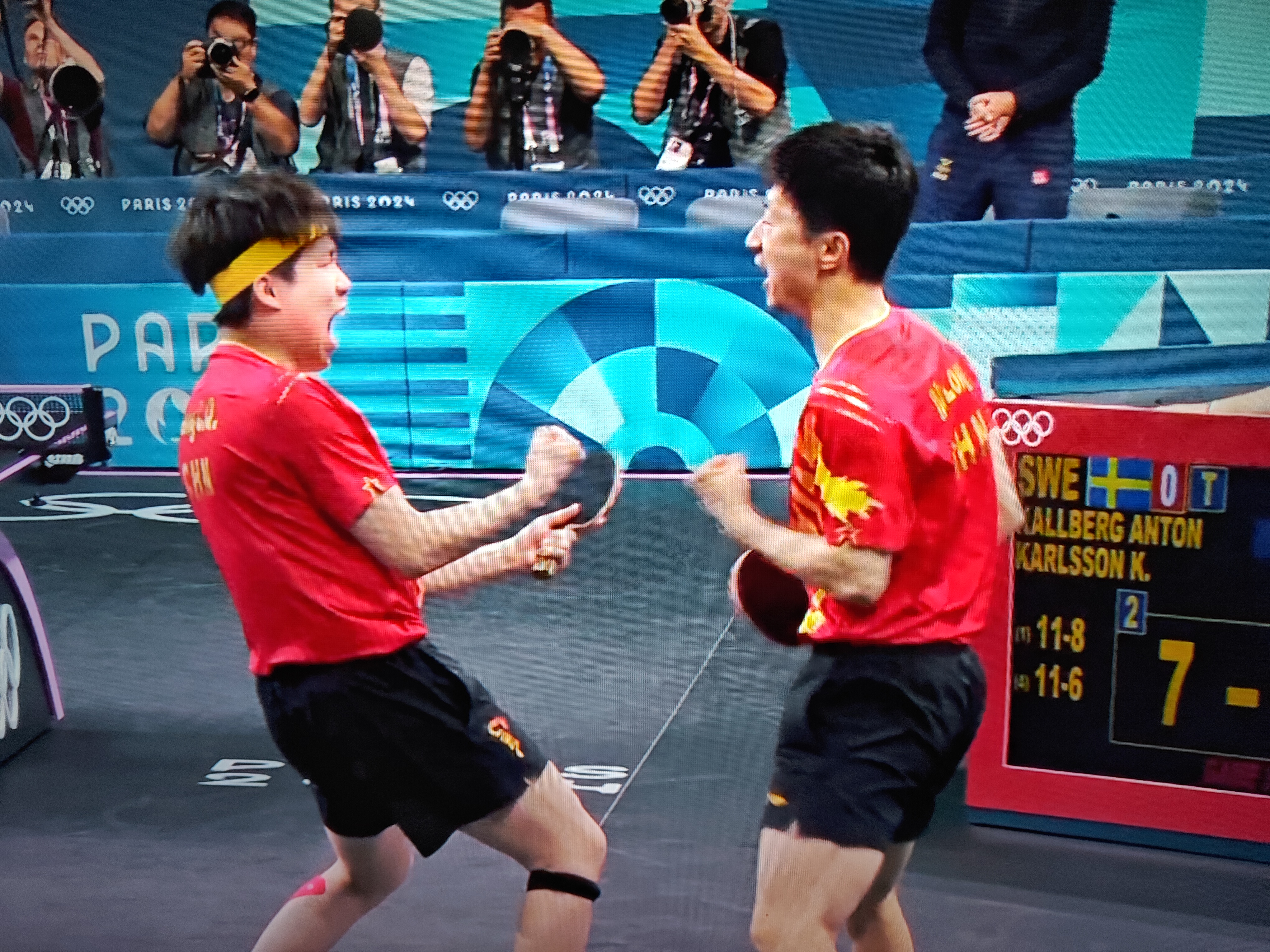 关于瑞典队力克韩国队，梁靖崑带队取胜的信息